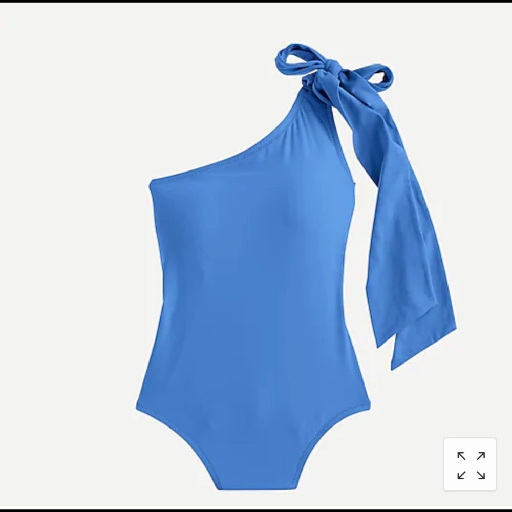 NWT J. Crew one-shoulder swimsuit